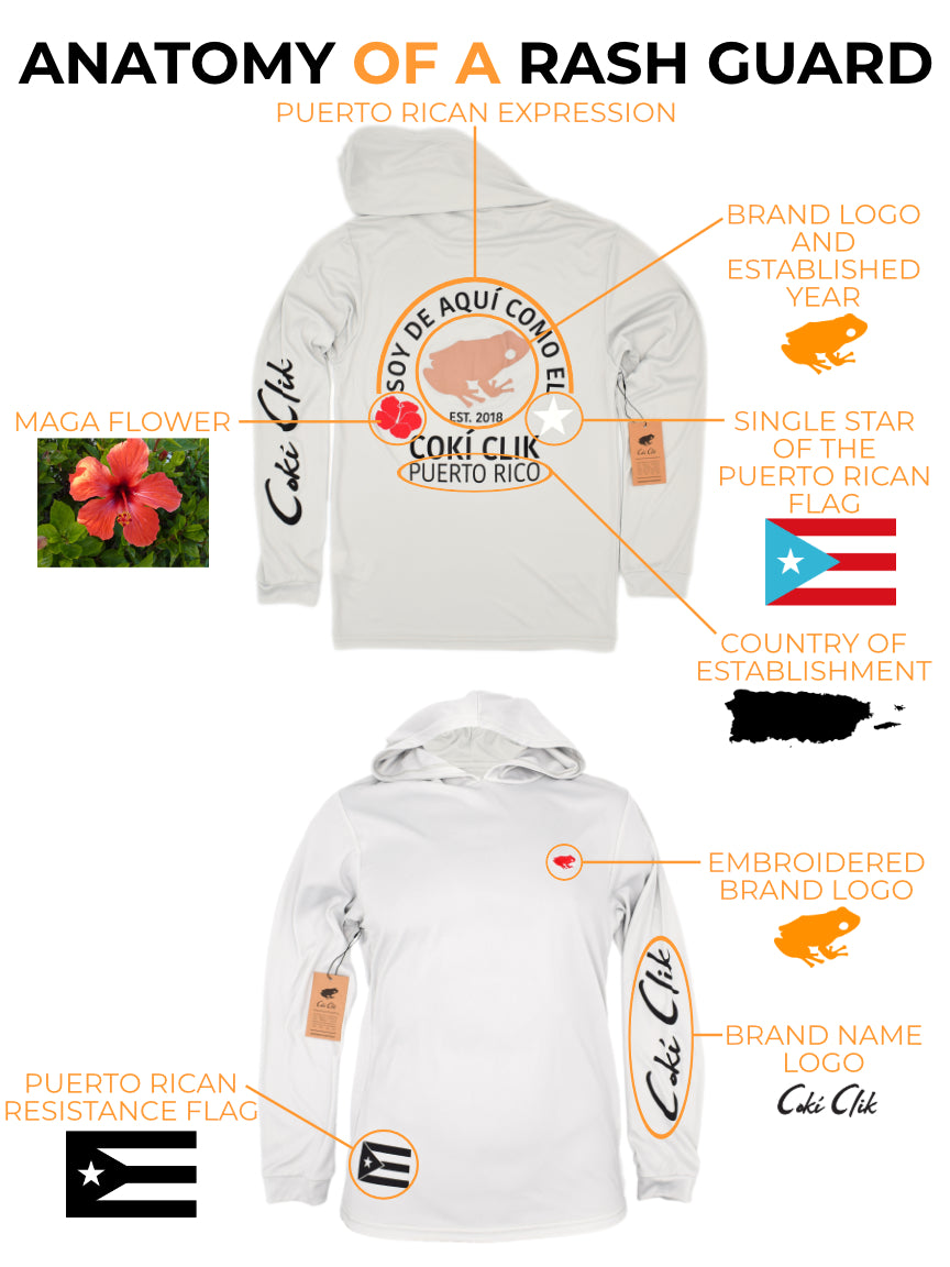Soy De Aqui Hooded Rash Guards