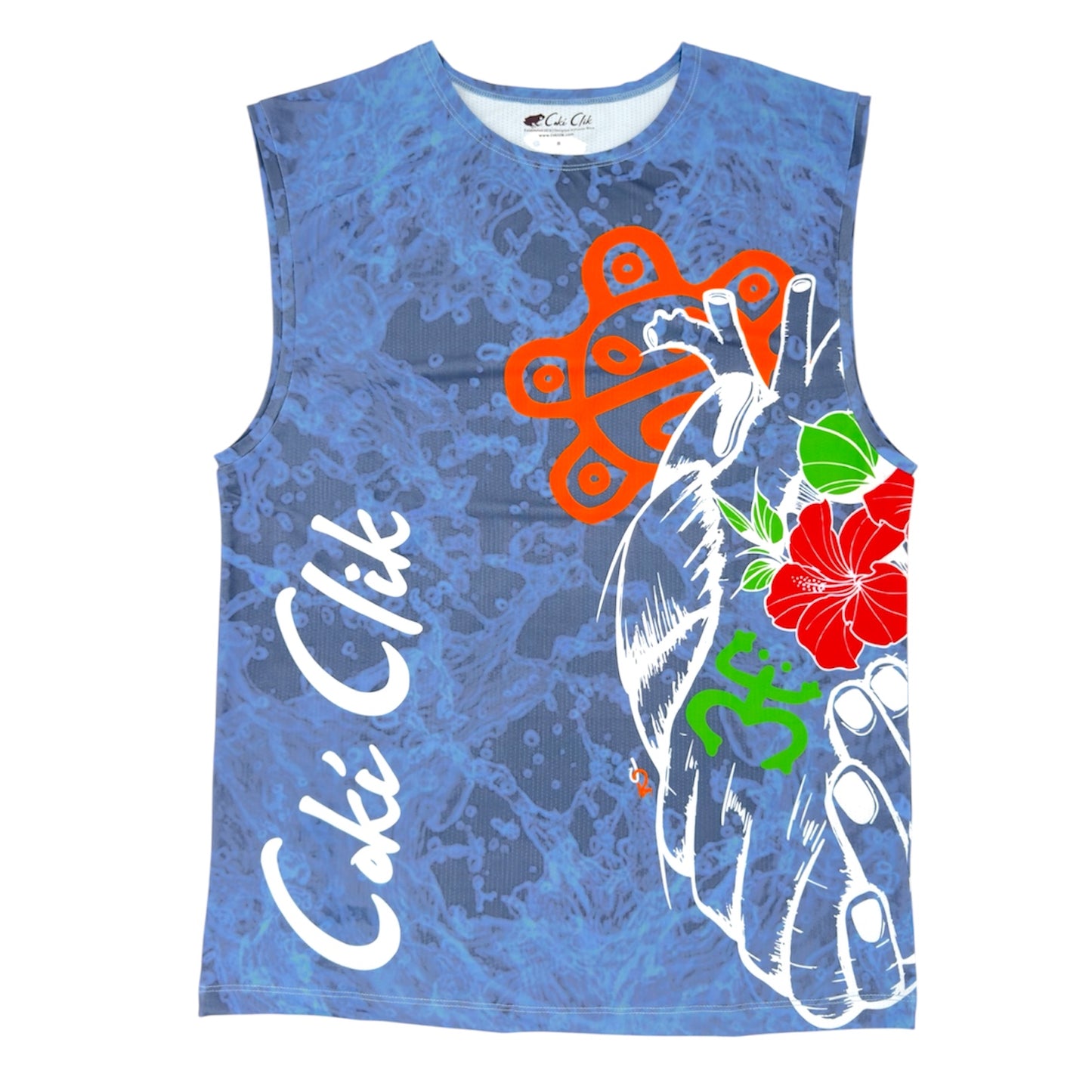 Cokí Clik x Jhary Bee Taíno Heart Sleeveless Shirts