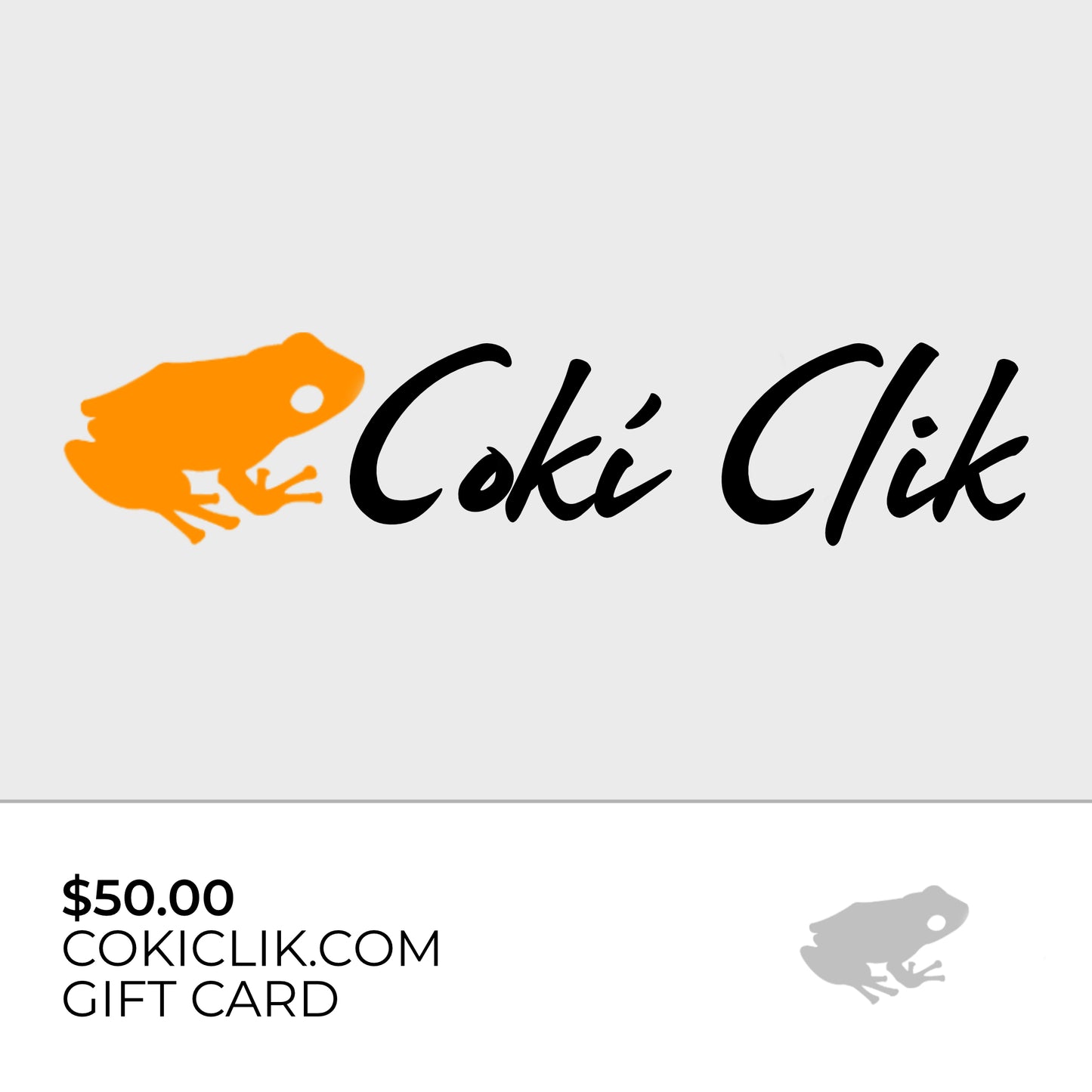 Cokí Clik Gift Card